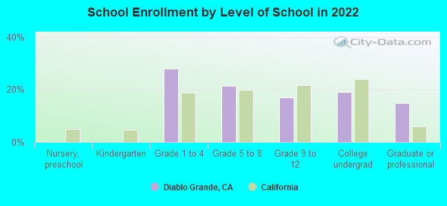 School Enrollment by Level of School in 2022