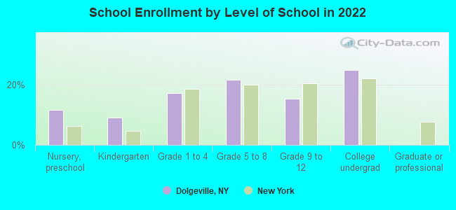 School Enrollment by Level of School in 2022