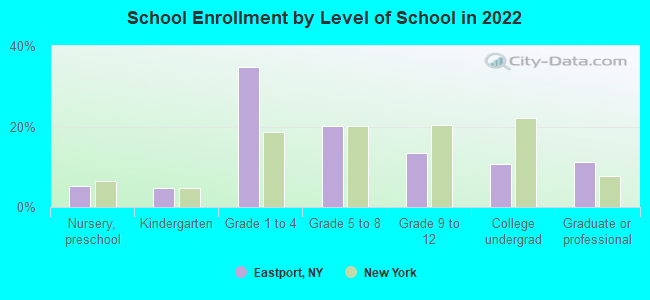 School Enrollment by Level of School in 2022