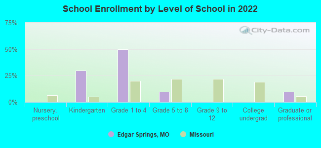 School Enrollment by Level of School in 2022