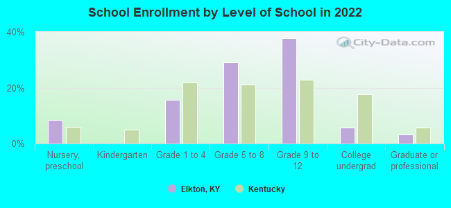 School Enrollment by Level of School in 2022