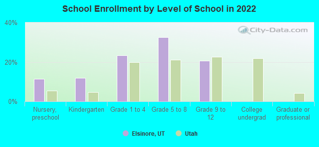 School Enrollment by Level of School in 2022