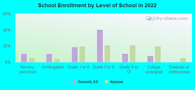 School Enrollment by Level of School in 2022