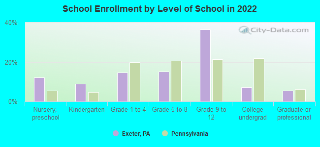 School Enrollment by Level of School in 2022