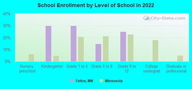 School Enrollment by Level of School in 2022