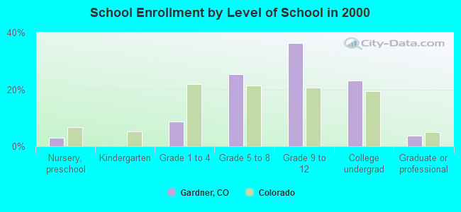 School Enrollment by Level of School in 2000