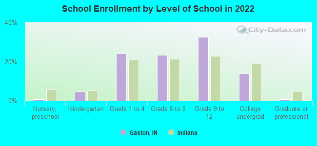 School Enrollment by Level of School in 2022