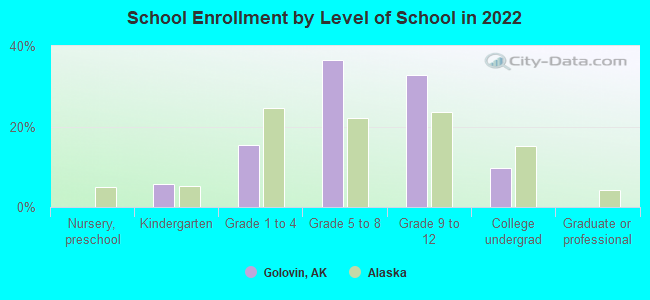 School Enrollment by Level of School in 2019