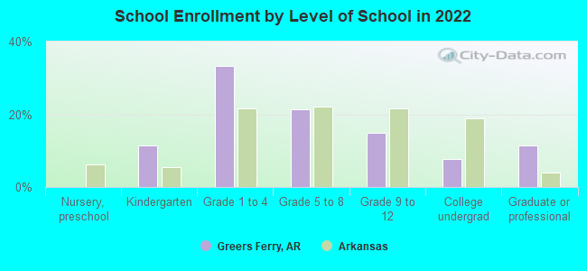 School Enrollment by Level of School in 2022