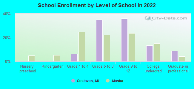 School Enrollment by Level of School in 2022