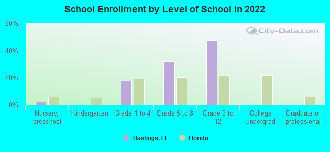 School Enrollment by Level of School in 2022