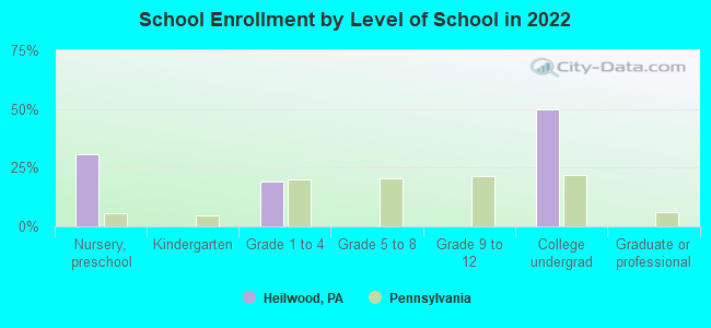 School Enrollment by Level of School in 2022