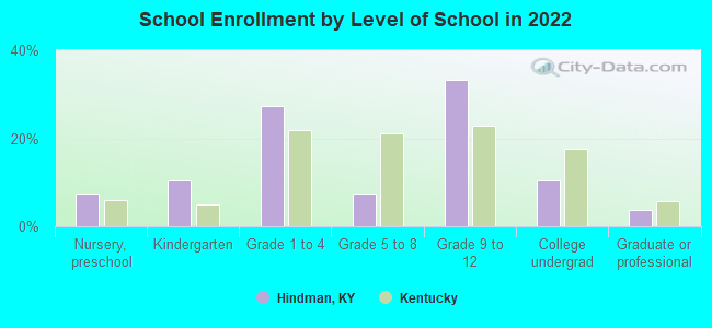 School Enrollment by Level of School in 2022