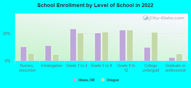 School Enrollment by Level of School in 2022