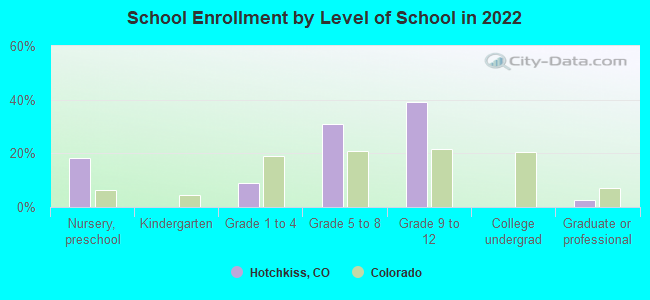 School Enrollment by Level of School in 2022