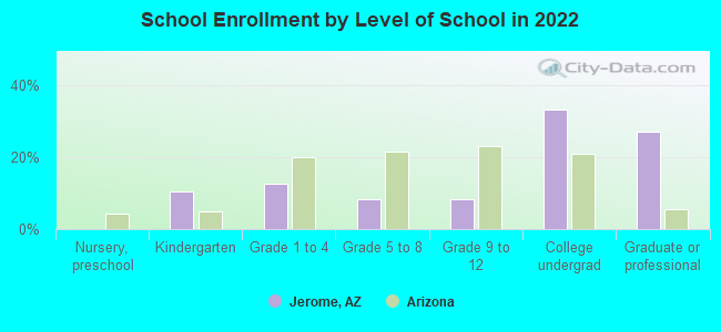 School Enrollment by Level of School in 2022