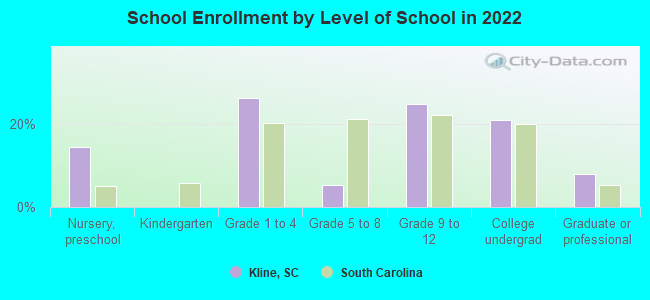 School Enrollment by Level of School in 2022