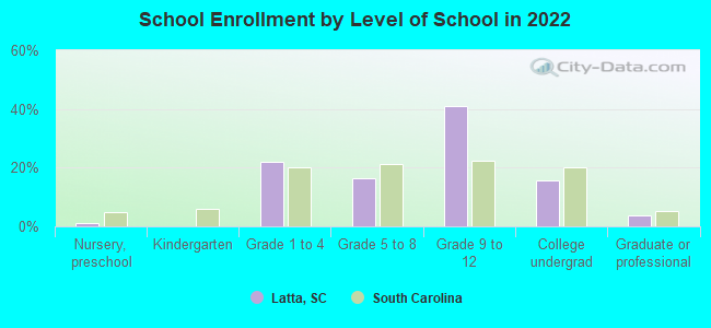 School Enrollment by Level of School in 2022