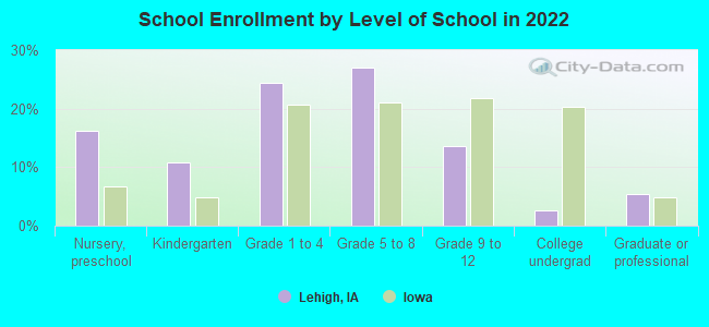 School Enrollment by Level of School in 2022