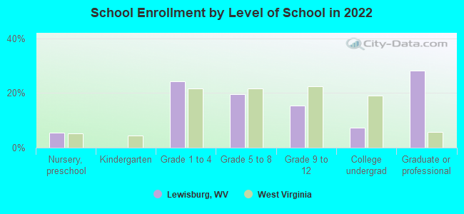 School Enrollment by Level of School in 2022