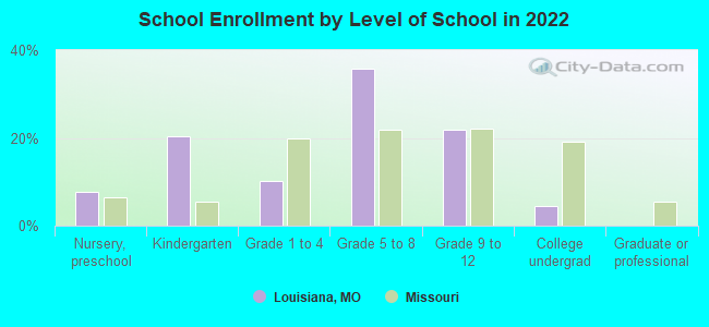 School Enrollment by Level of School in 2022