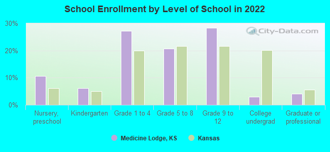 School Enrollment by Level of School in 2022