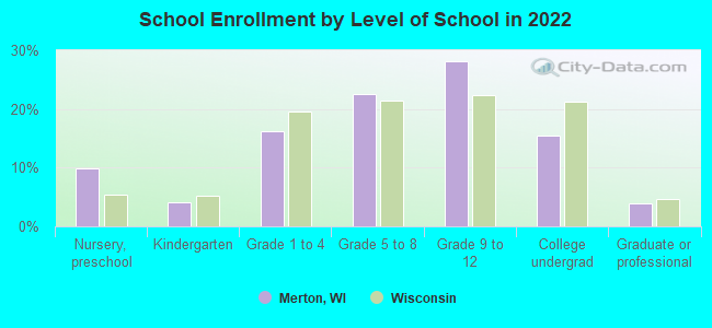 School Enrollment by Level of School in 2022