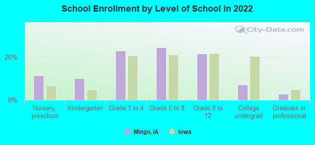 School Enrollment by Level of School in 2022