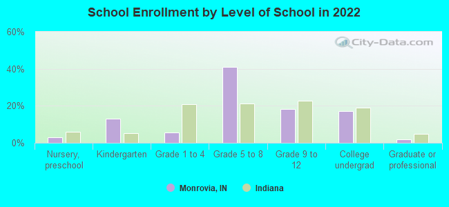 School Enrollment by Level of School in 2022