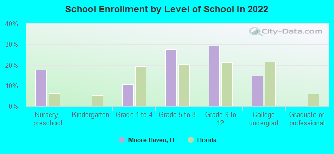 School Enrollment by Level of School in 2022