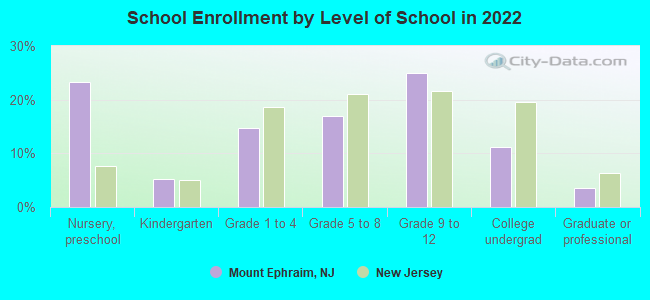 School Enrollment by Level of School in 2022