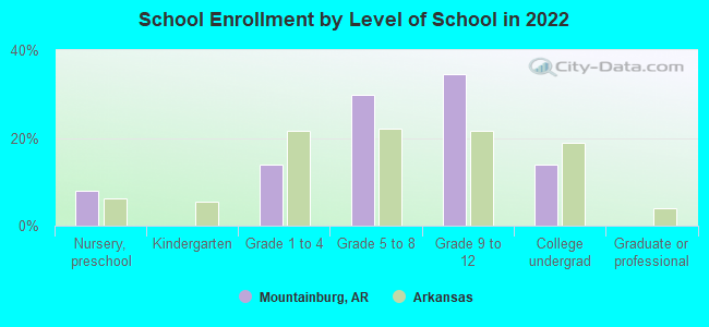 School Enrollment by Level of School in 2022