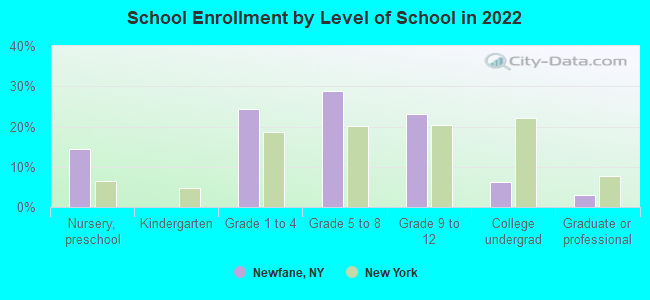 School Enrollment by Level of School in 2022