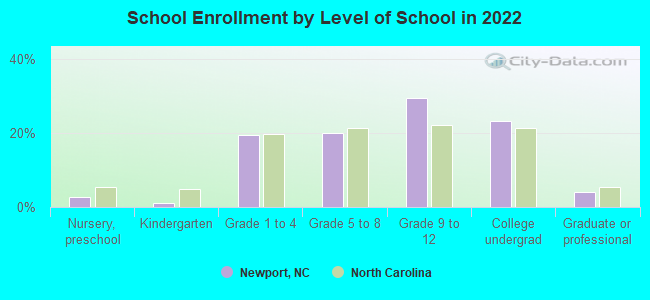 School Enrollment by Level of School in 2022