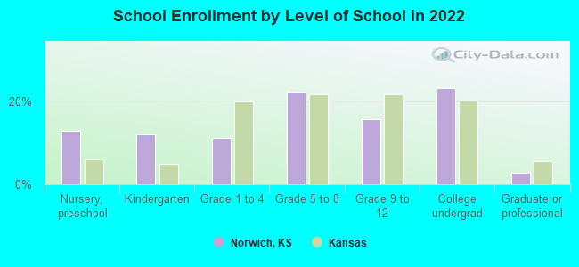 School Enrollment by Level of School in 2022