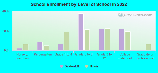 School Enrollment by Level of School in 2022