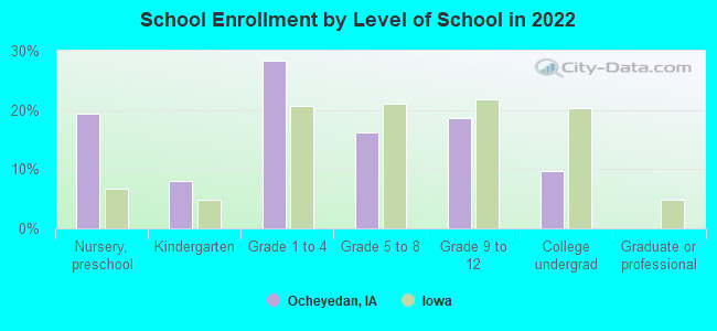 School Enrollment by Level of School in 2022