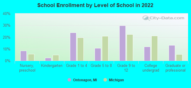 School Enrollment by Level of School in 2022