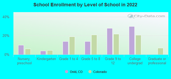 School Enrollment by Level of School in 2022