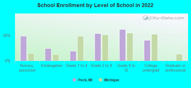 School Enrollment by Level of School in 2022