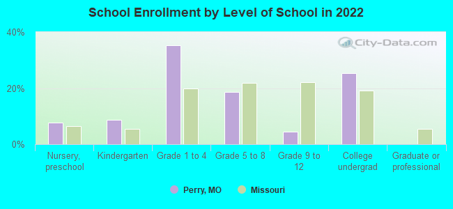 School Enrollment by Level of School in 2022