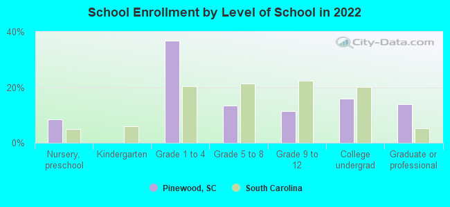 School Enrollment by Level of School in 2022