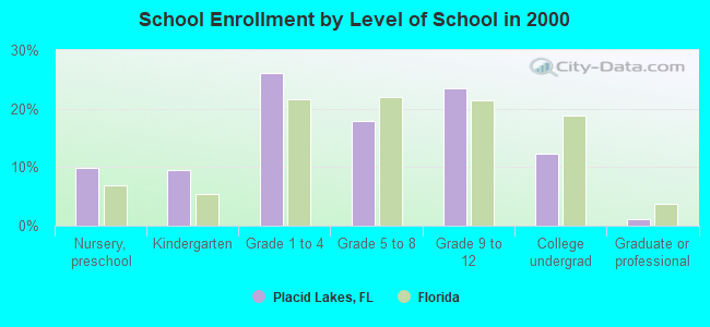 School Enrollment by Level of School in 2000