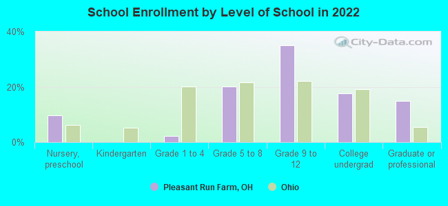 School Enrollment by Level of School in 2022