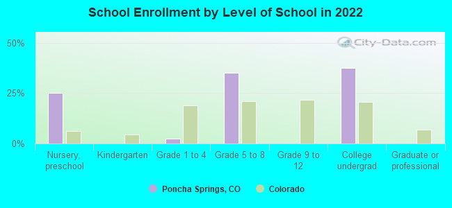 School Enrollment by Level of School in 2022