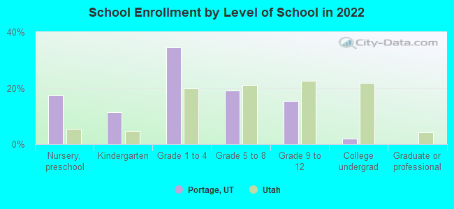 School Enrollment by Level of School in 2022