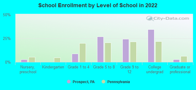 School Enrollment by Level of School in 2022