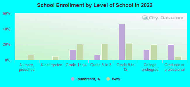 School Enrollment by Level of School in 2022