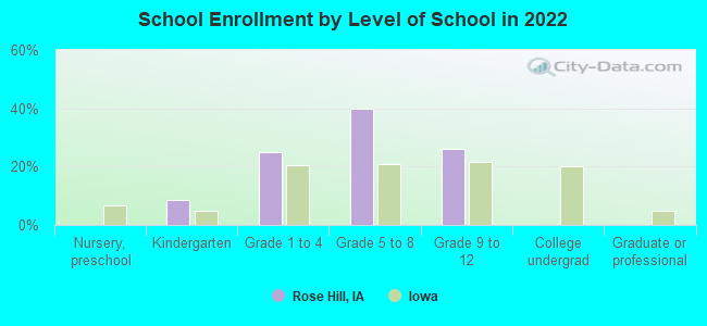 School Enrollment by Level of School in 2022