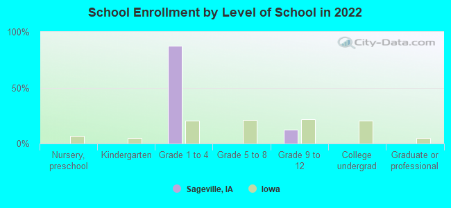 School Enrollment by Level of School in 2022